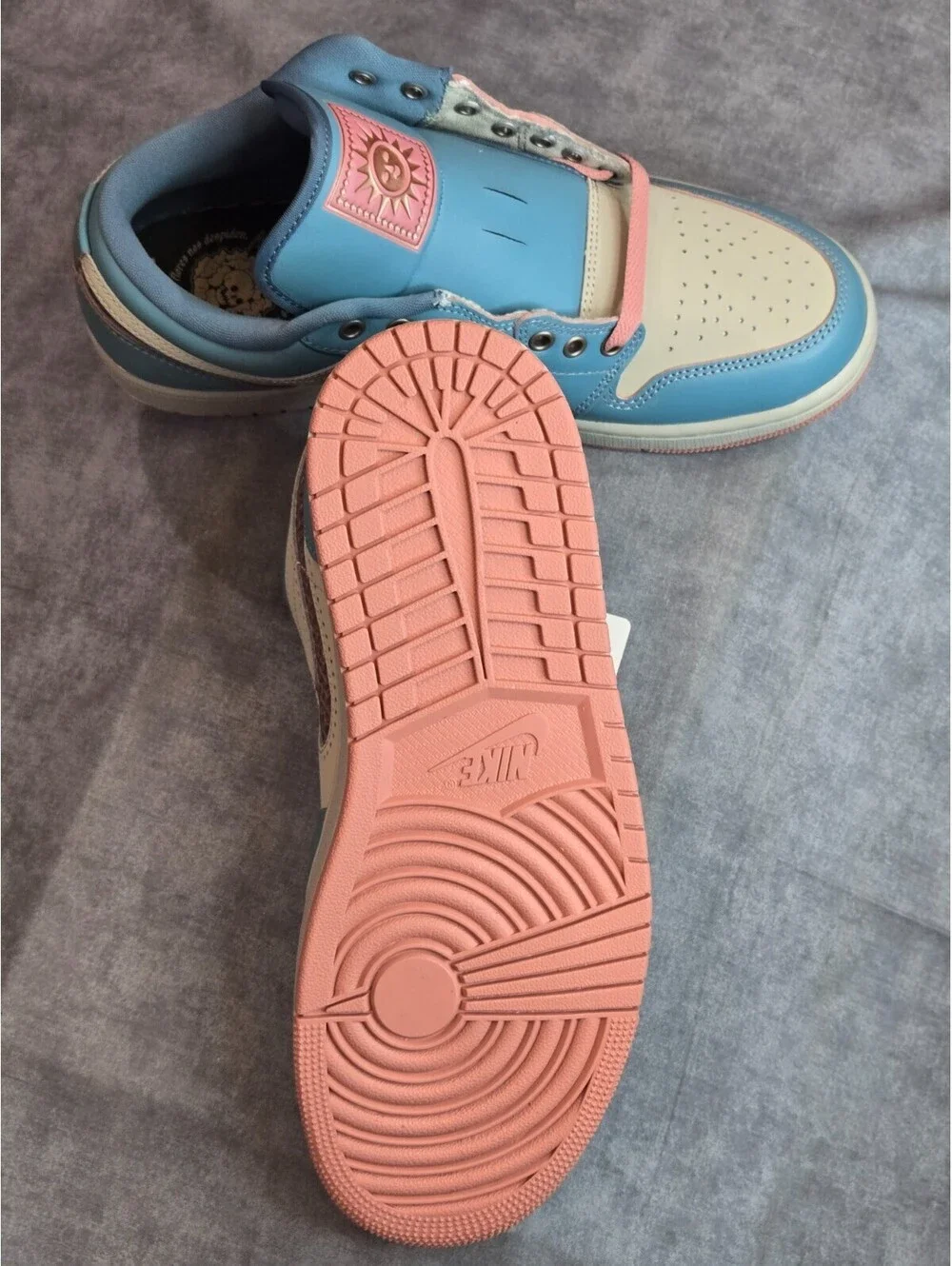 Air Jordan 1 Low Special Edition Somos Eternos, Turquoise (IM8120-464) Men's 12